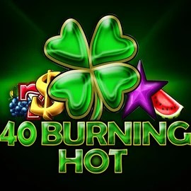 40 Burning Hot slot visual from Amusnet Interactive available on goldenbetcasino.eu.com