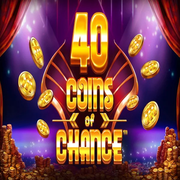 Official Slots logo: 40 Coins of Chance by SYNOT Games at Goldenbet Casino