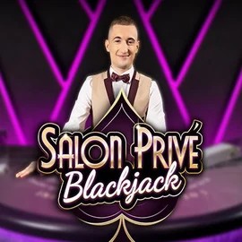 Blackjack Salon Privé slot visual from Ezugi available on goldenbetcasino.eu.com
