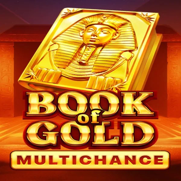 Official Slots logo: Book of Gold Multichance by Playson at Goldenbet Casino
