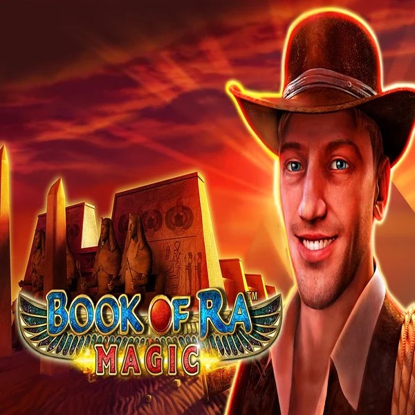 Try Book of Ra Magic slot by Greentube on goldenbetcasino.eu.com – logo image