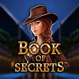 Book of Secrets slot logo by SYNOT Games at Goldenbet Casino