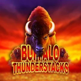 Official Slots logo: Buffalo Thunderstacks by Amatic Industries at Goldenbet Casino