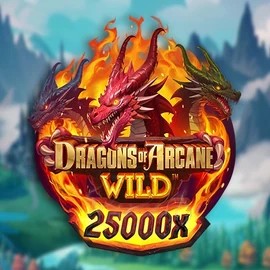 Enjoy Dragons of Arcane Wild by Foxium – logo hosted on goldenbetcasino.eu.com