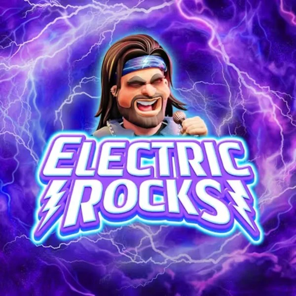 Official Slots logo: Electric Rocks by Inspired Gaming at Goldenbet Casino