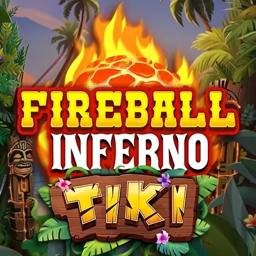 Fireball Inferno Tiki logo – Slots by NetEnt at Goldenbet Casino