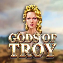Gods of Troy online game logo by Red Tiger Gaming on goldenbetcasino.eu.com