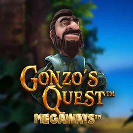 Gonzo's Quest Megaways logo – Slots by Red Tiger Gaming at Goldenbet Casino