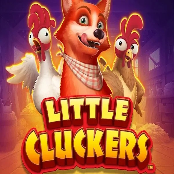 Little Cluckers online game logo by Greentube on goldenbetcasino.eu.com