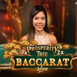 Prosperity Tree Baccarat logo by Evolution at Goldenbet Casino