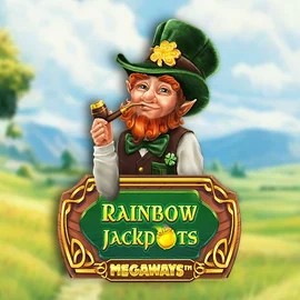 Official Jackpots logo: Rainbow Jackpots Megaways by Red Tiger Gaming at Goldenbet Casino