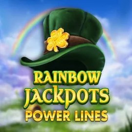Rainbow Jackpots Power Lines logo by Red Tiger Gaming Goldenbet Casino