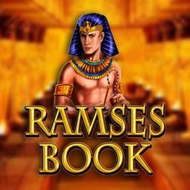 Ramses Book online game logo by Gamomat on goldenbetcasino.eu.com