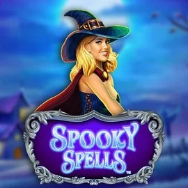 Spooky Spells slot visual from Novomatic available on goldenbetcasino.eu.com