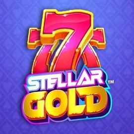 Stellar Gold by Snowborn Games, showcased at goldenbetcasino.eu.com – game logo