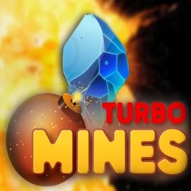 Turbo Mines slot visual from Turbo Games available on goldenbetcasino.eu.com