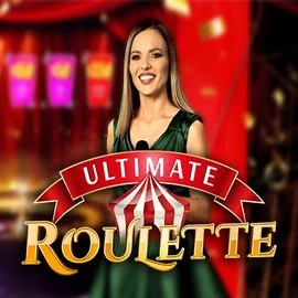 Official Live Casino logo: Ultimate Roulette by Ezugi at Goldenbet Casino